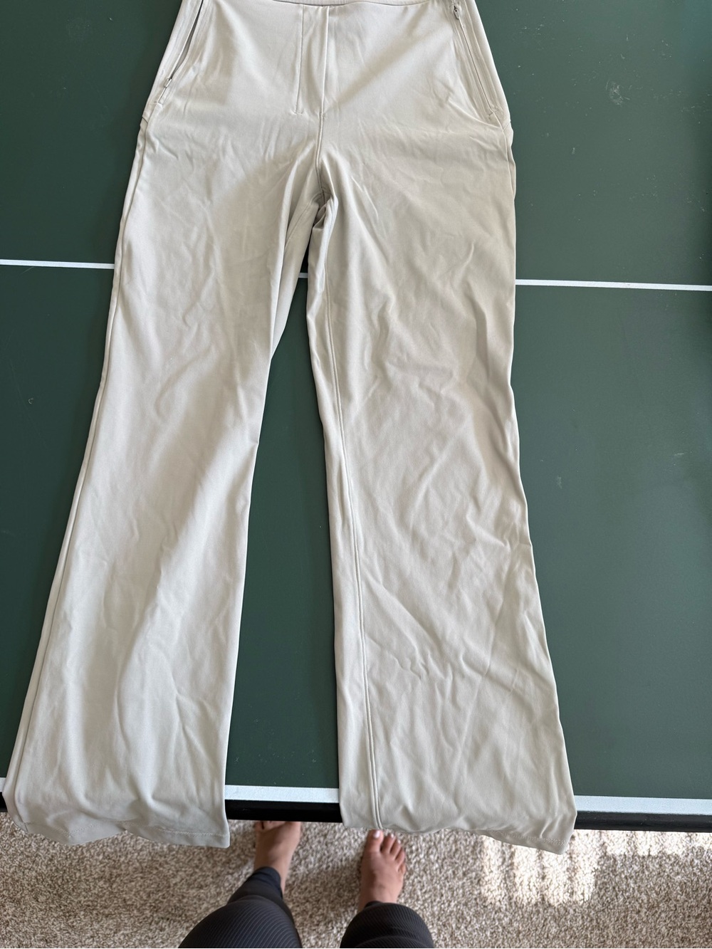 lululemon athletica Light Sage Flare Ponte Pants